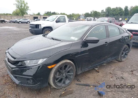 2020 Honda Civic Sport из США, поврежденный, VIN 2HGFC2F80LH558474